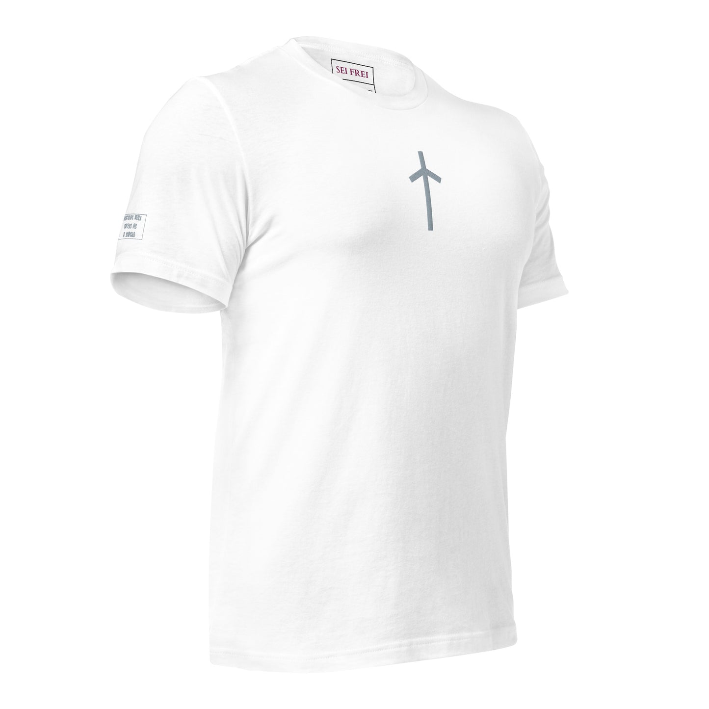 SEI FREI Classics St. Nino's Cross Embroidered Unisex t-shirt - American-made