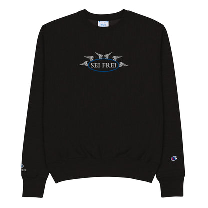 SEI FREI Classics Embroidered Champion Sweatshirt - Water