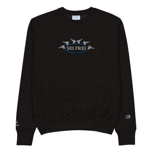 SEI FREI Classics Embroidered Champion Sweatshirt - Water