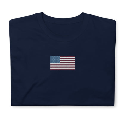 Star Spangled TruClr Embroidered Short-Sleeve Unisex T-Shirt