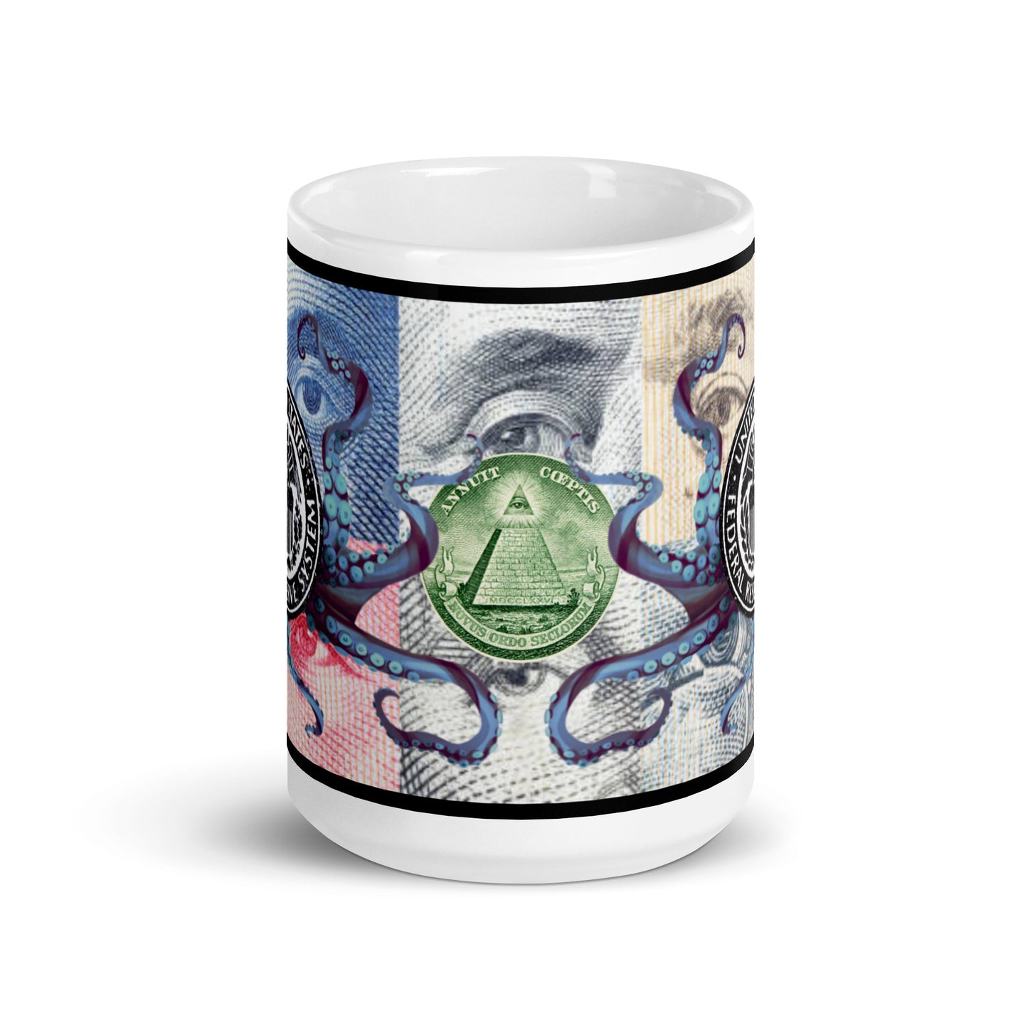 Central Dranking White glossy mug