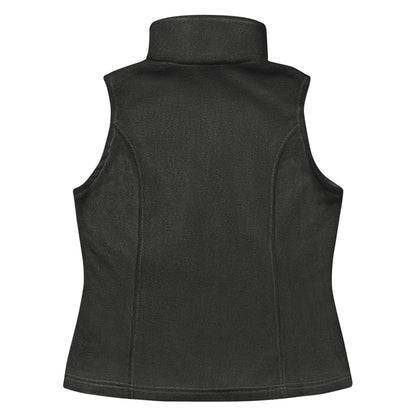 SEI FREI Classics Embroidered Women’s Columbia fleece vest - Wine